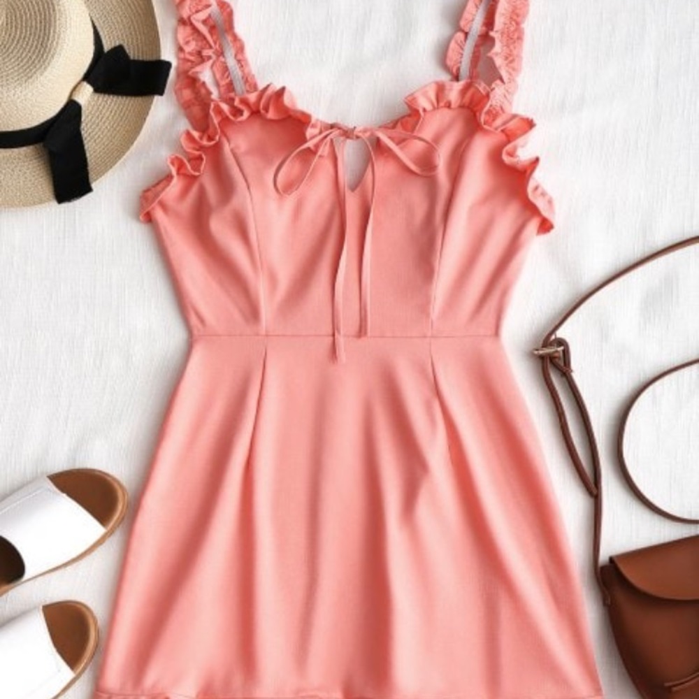 NWT Zaful Ruffle Mini Dress